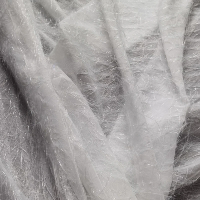 White Mesh Fabric for Diy Sewing Lightweight Thin Camisole Shirt Wedding Dress Fashion Clothing Fabrics Woman Cloth Wholesale