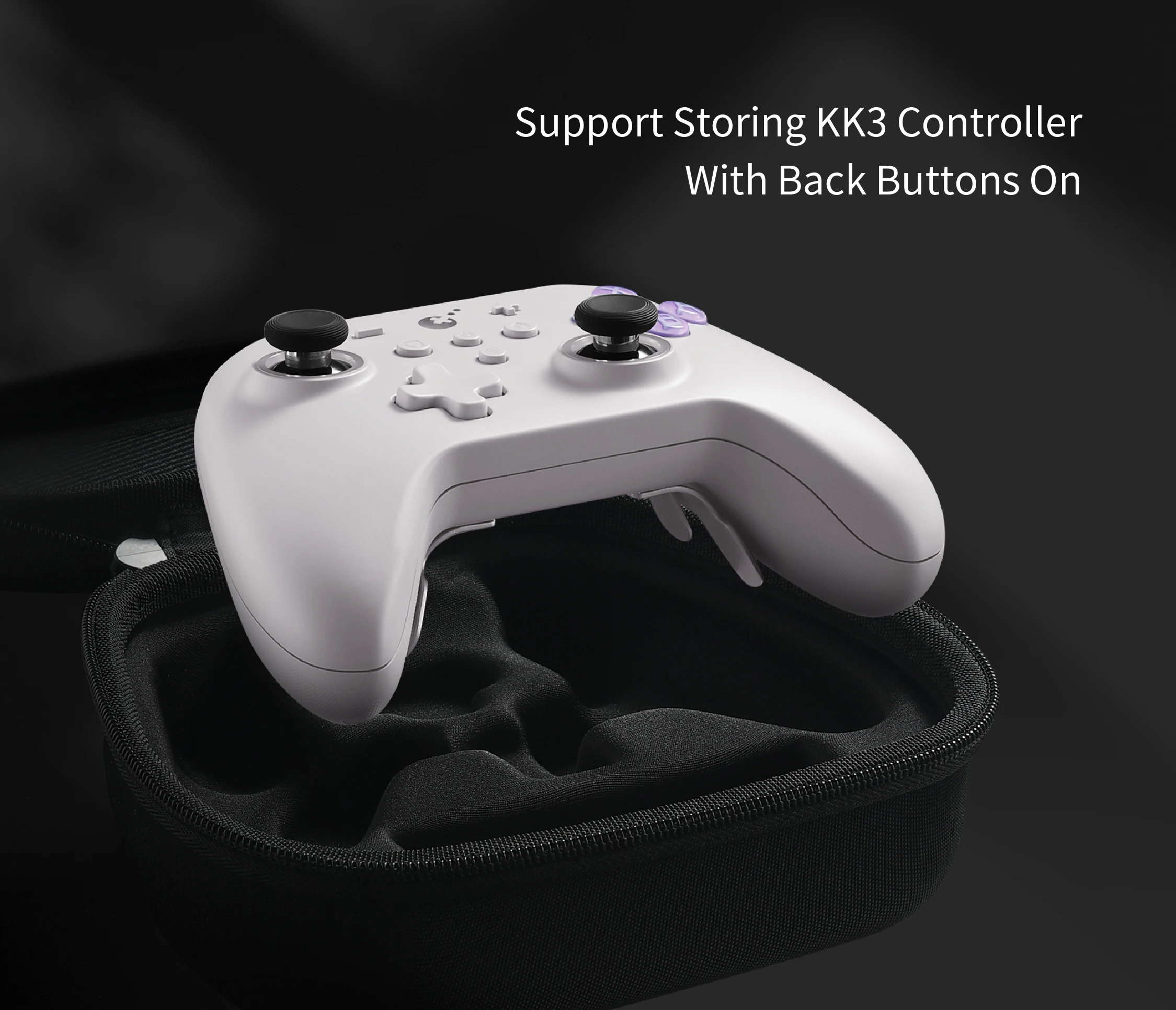 NEW GuliKit KK3 Controller Carrying Case Puller for KK3 Pro/KK3 MAX Controller BLACK lightweight Joystick Accessories 240G