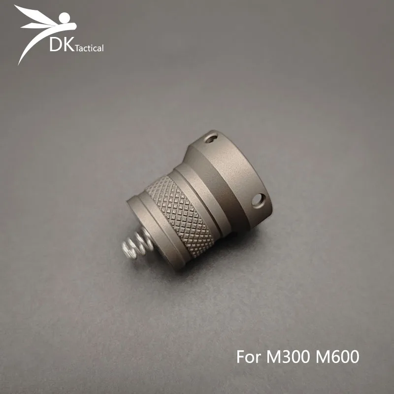 M300 M600 Flashlight Tail Cap Switch Airsoft Surefir M300C Tactical  End Cap Dual Function Pressure Switch