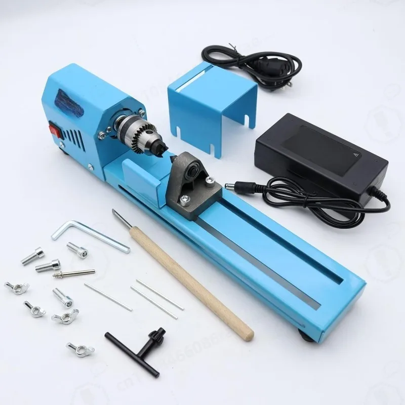 Mini Lathe, Compact Portable Multi-purpose Machine, for Bead Making, Cutting, Polishing, Ideal for DIY Craft Projects