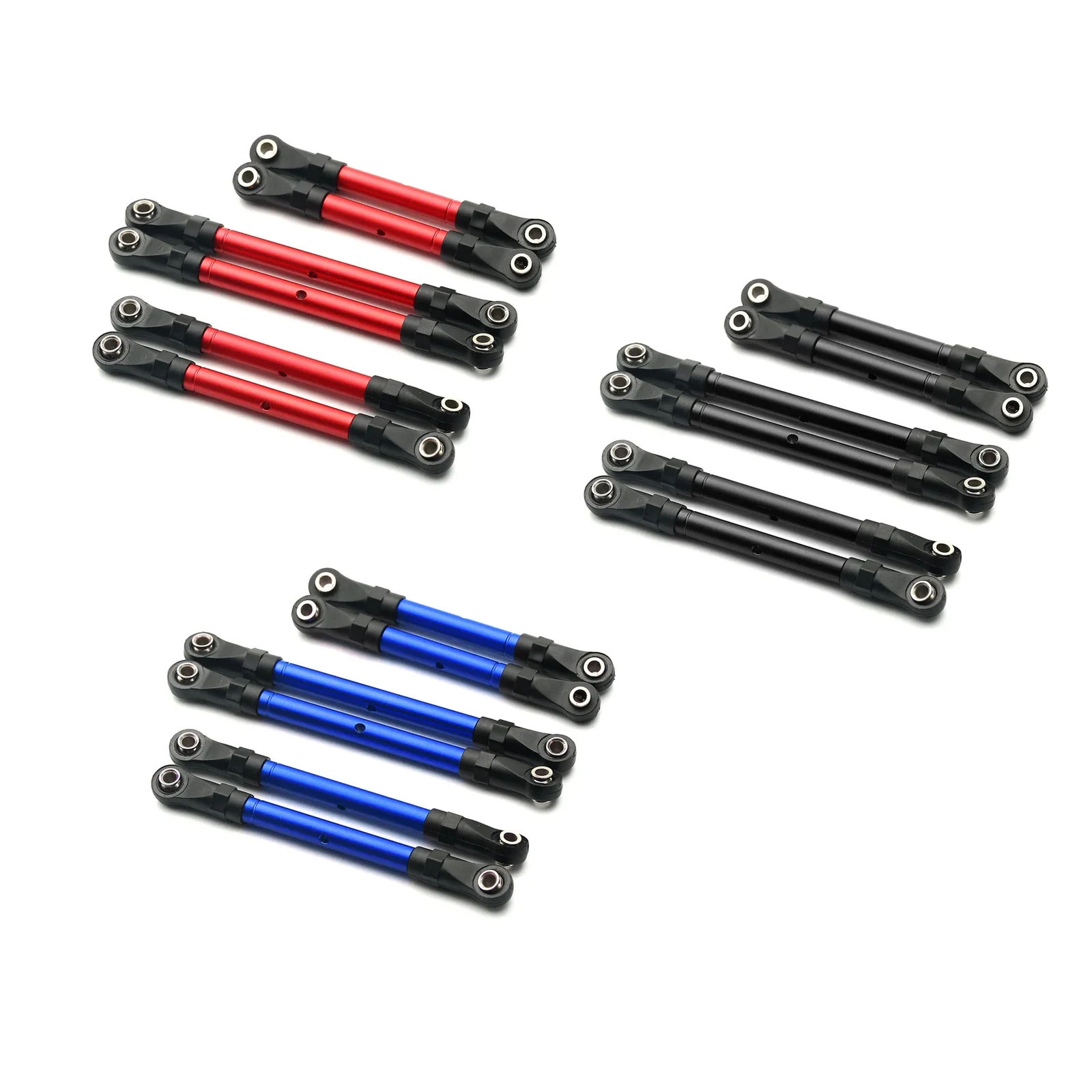 Metal Turnbuckles Pull Rod Link Rod Steering Rod Set For Traxxas Slash Hoss Rustler Stampede 4x4 1/10 RC Car Upgrade Parts