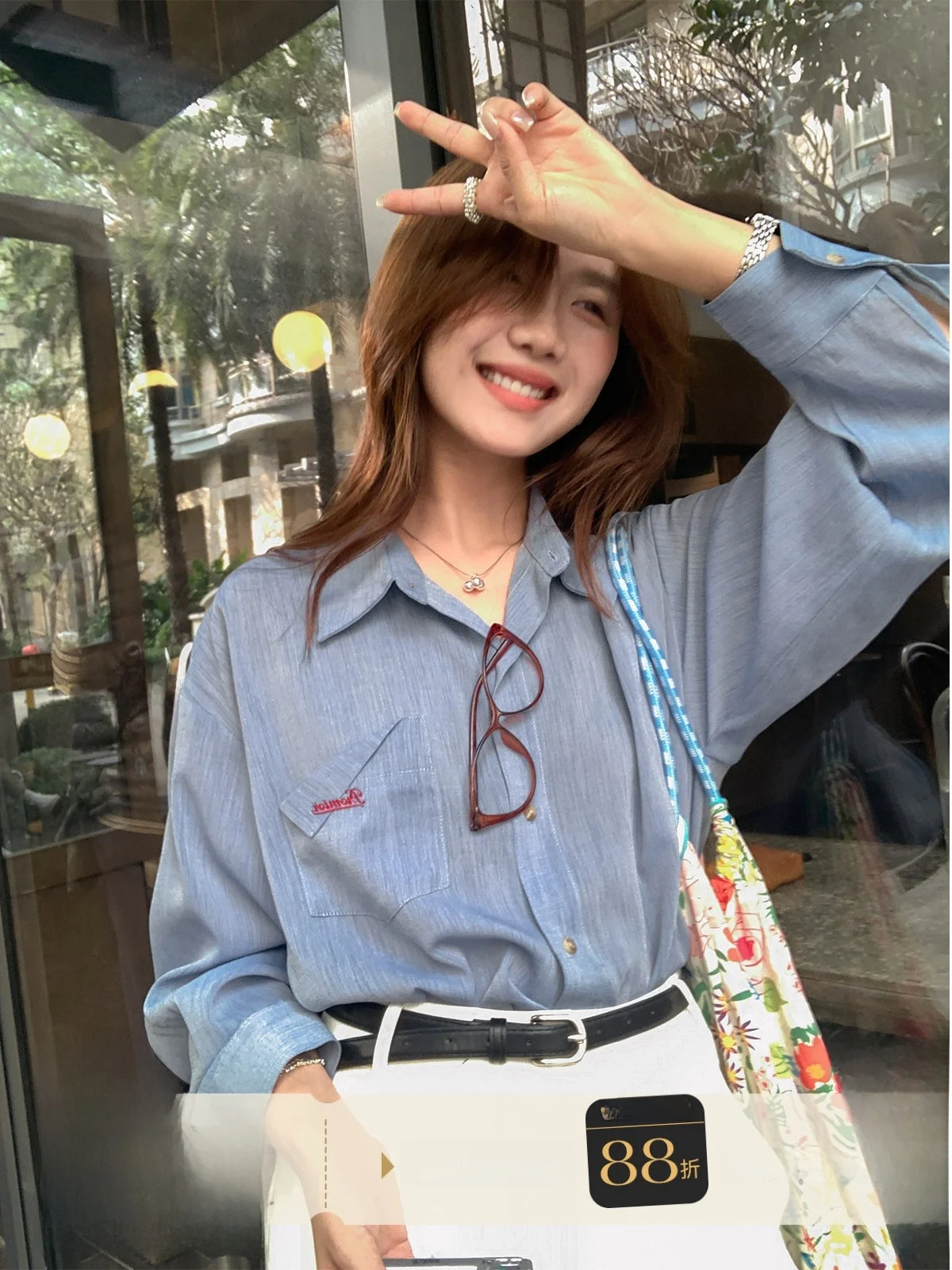 

Sisilyon Smooth Touch Korean Sle Embroidered irt Women's Spring Summer Faionable Charming Transparent Blouse