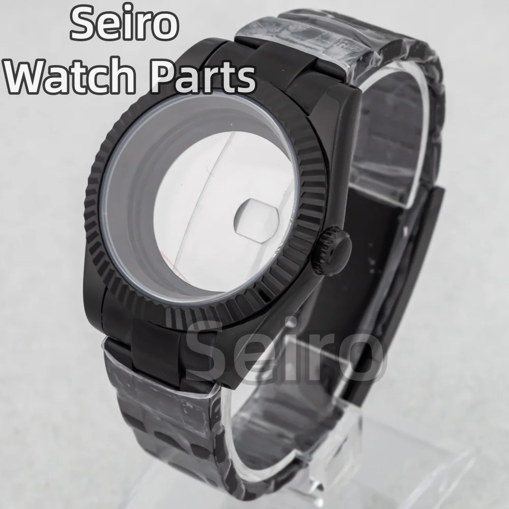 

36mm/39mm Silver Watch Case Stainless Steel Oyster/Jubilee Bracelet For Datejust Style NH35/NH36 Movement Waterproof Watch Parts