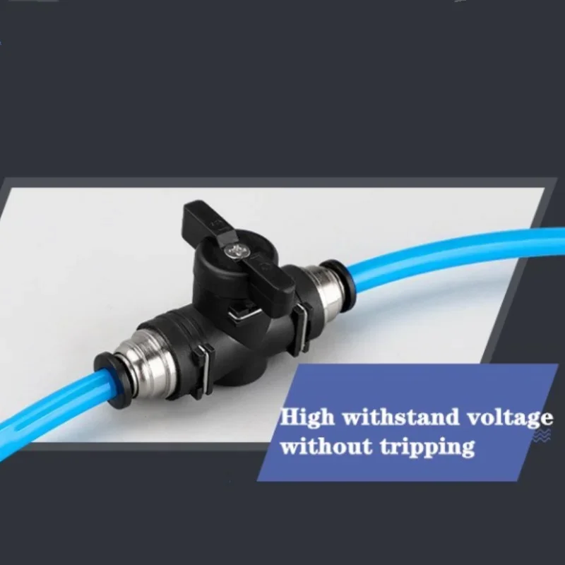 DIY CO2 Generator Throttle Valve 6mm Air Flow Speed Control Valve Tube Water Hose Pneumatic Push In Fittings CO2 System