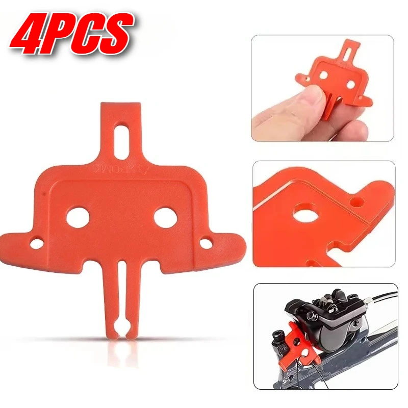 4PCS hydraulische Scheibenbremsbeläge - für MTB Rennrad, Anti-Squeal hitzebeständig 46mm Radfahren Bremsbeläge Set Fahrradzubehör