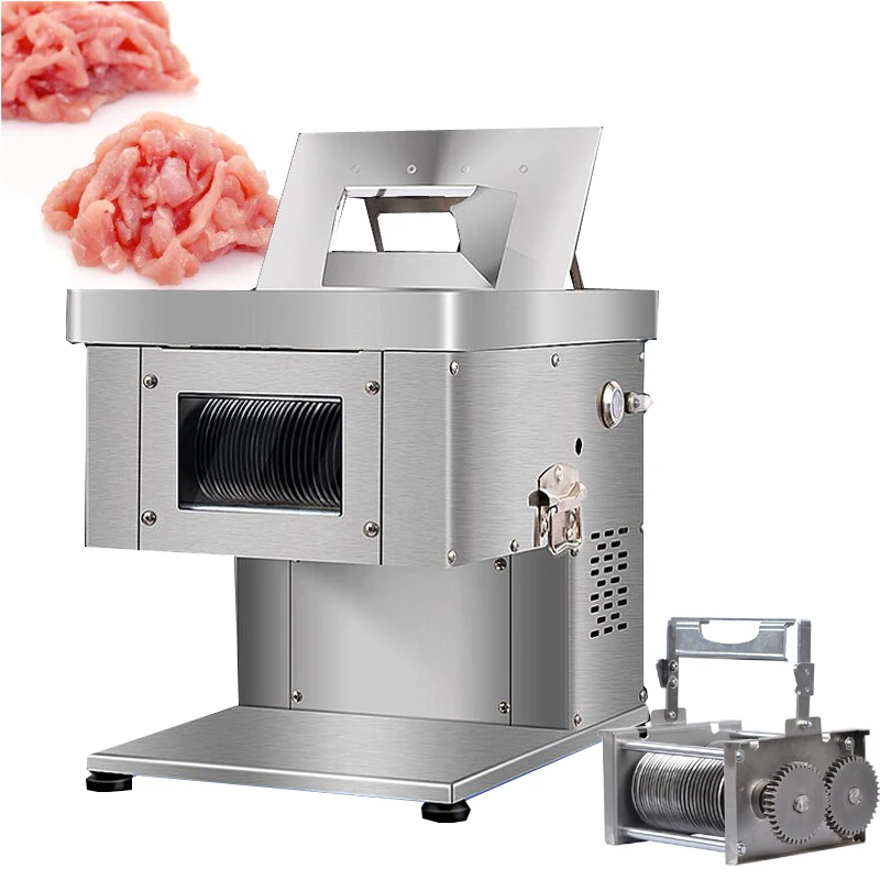 Electric Meat Slicer Multifunctional Meat Cutter Machine Pull-out Blade Shred Dicing Machine Commercial Meat Slicing Machine