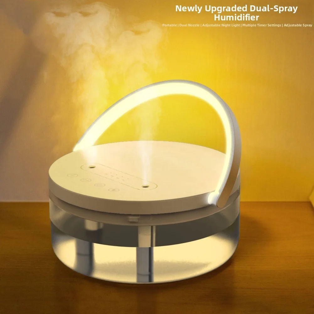 Levoair-Compatible Humidifier with Colorful Night Light Function 20H Mist Output Silent Operation for Sleep Support