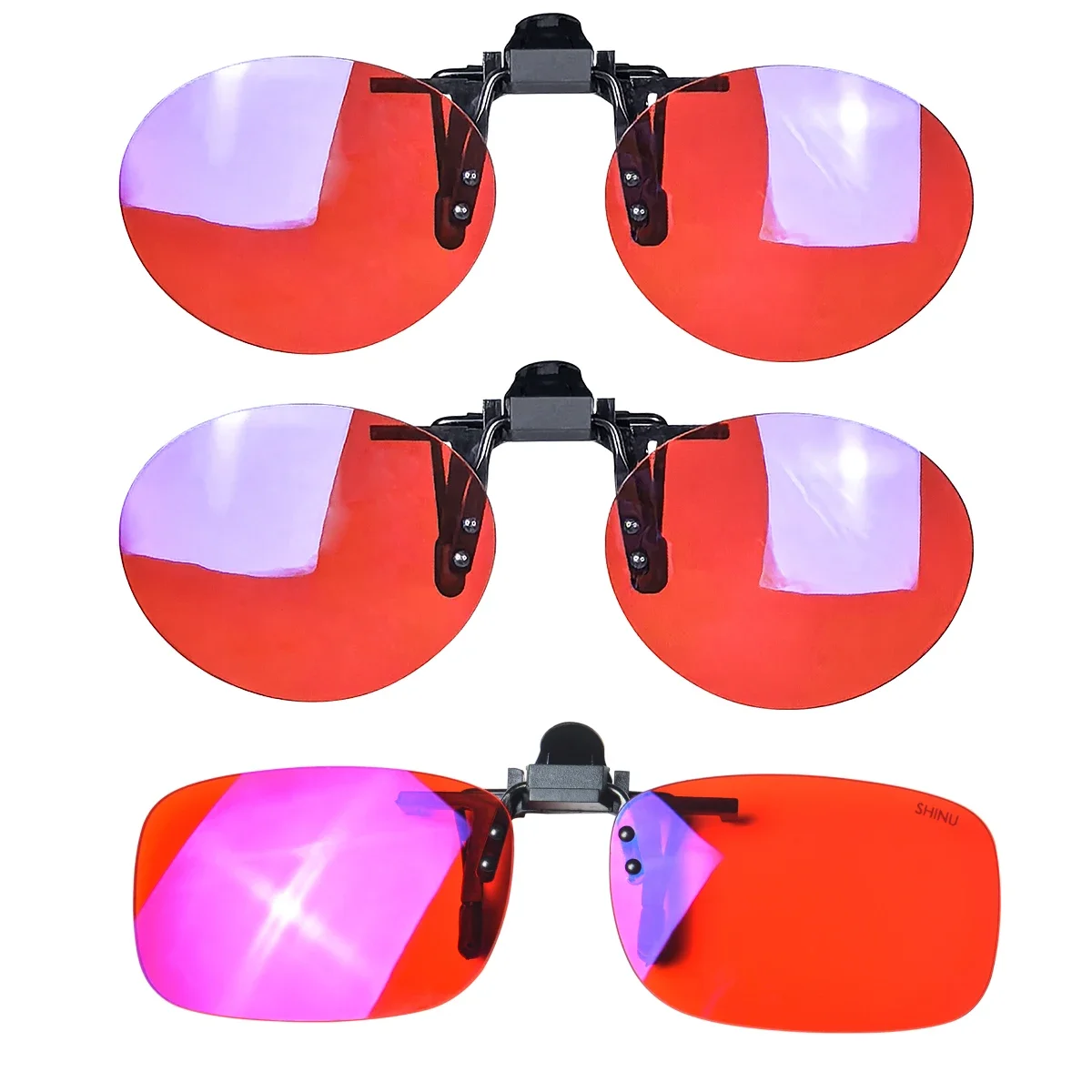 anti blue light lenses clip on red lenses better sleep clipon orange lens blue light for gaming  yellow driving lens polarized