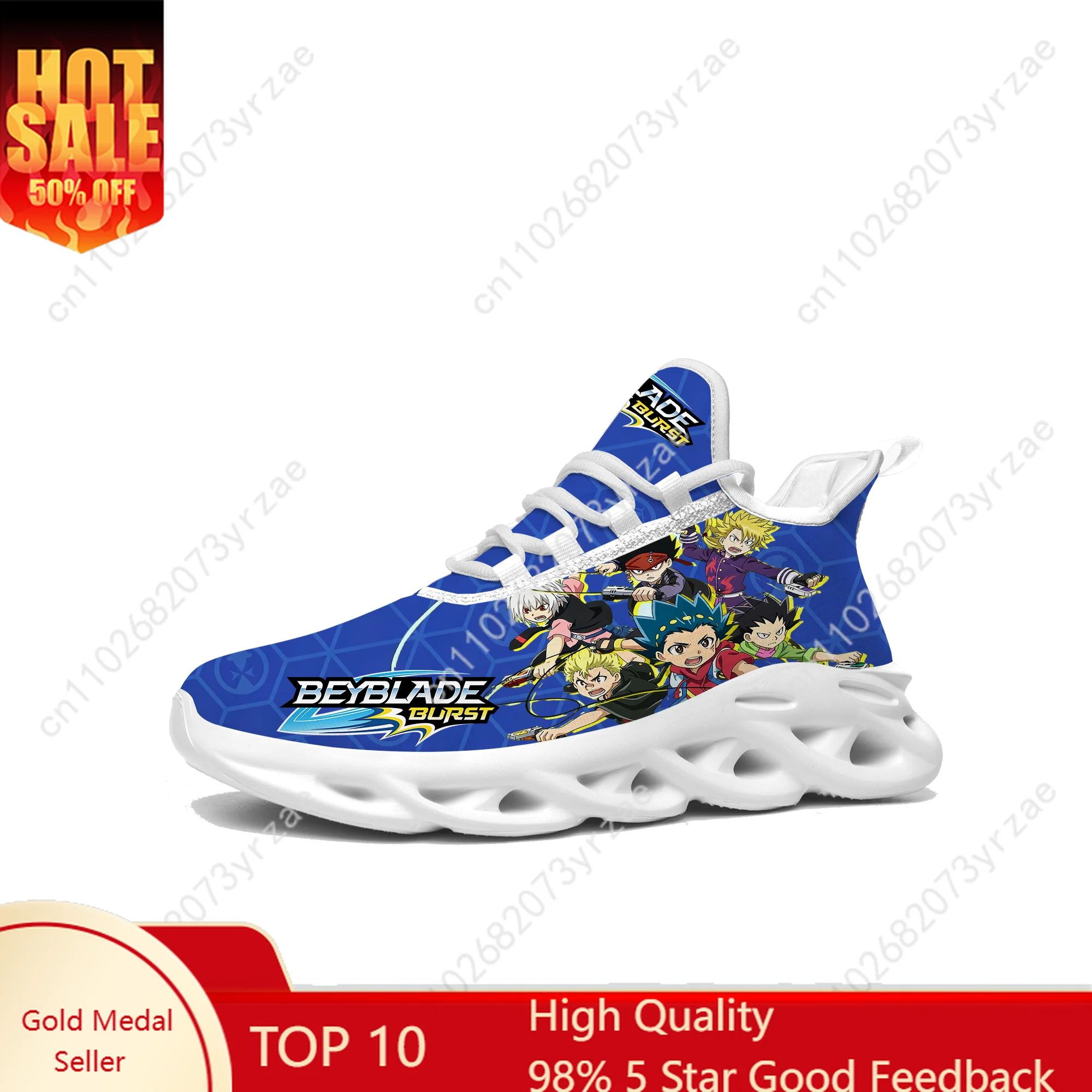 

Beyblade Flats Sneakers Cartoon Game Men Women Teenager Sports Running Shoes Fashion High Quality Tailor Made Lace Up Shoe