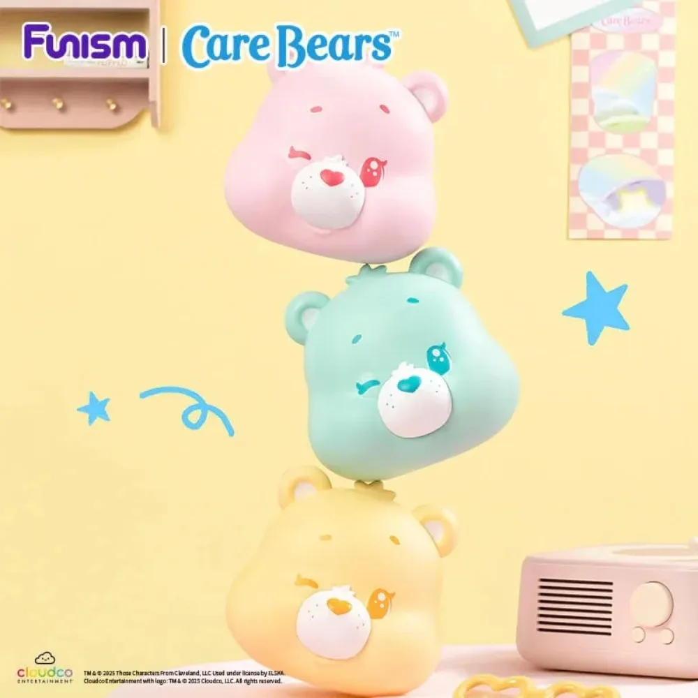 FUNISM Care Bears Little Things Series Cubby Face Blind Box Action Figure Leuk cadeau voor kinderen Verjaardagsfeestje Series Blind Box