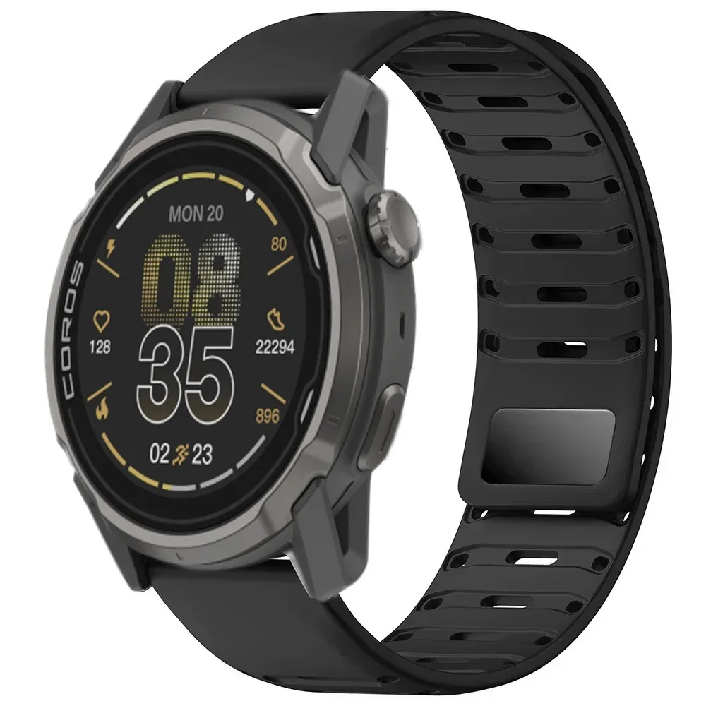 22 مللي متر حزام سيليكون مغناطيسي لساعة COROS PACE Pro/3 APEX 4 42 مللي متر شريط قابل للتنفس لساعة CMF 3 Pro Suunto Vertical 2/Race 2 #3