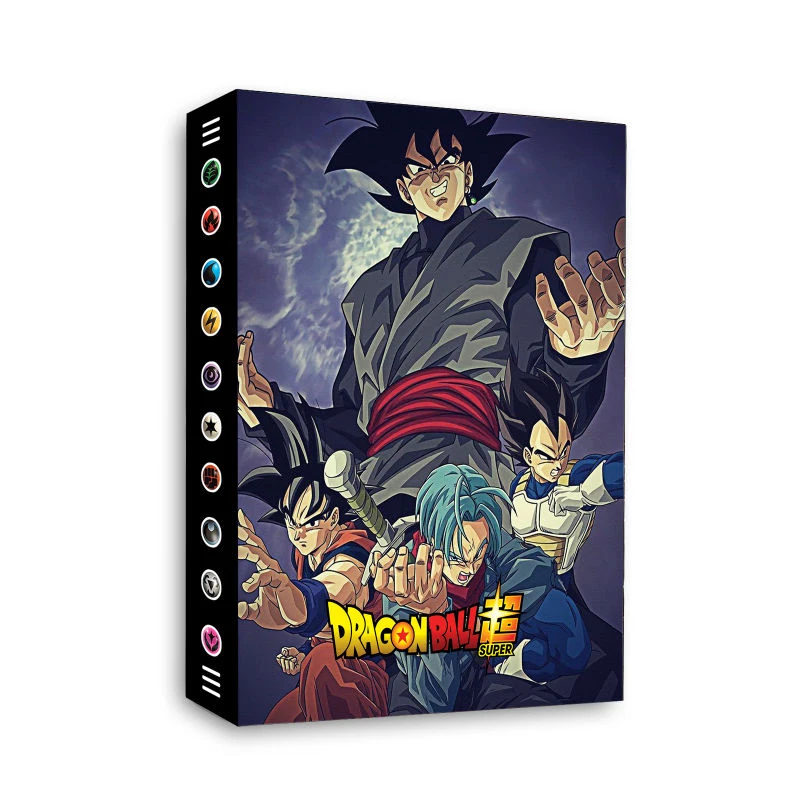 Kawaii Anime New Dragon Ball Card Collection Book Gra planszowa Kolekcja kart Książka karciana Son Goku Vegeta Książka karciana Prezenty festiwalowe