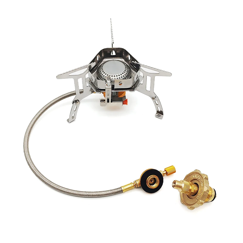 POL Propane Tank Adapter Copper LPG Tank Connector to EN417 Lindal Valve Stoves American Outdoor Gas Cylinder Adapter.