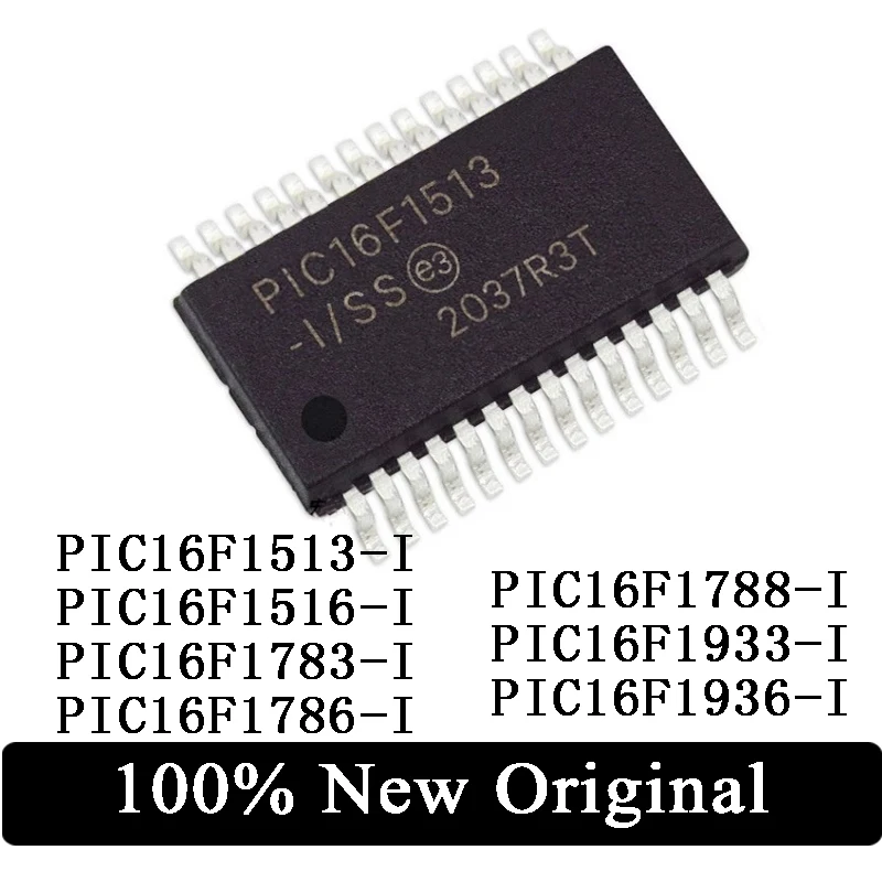 

10PCS PIC16F1513-I SS 16F1516 16F1783 16F1786 16F1788 16F1933 16F1936 SSOP-28 8-bit MCU IC Chip the for PCB arduino Free Shiping