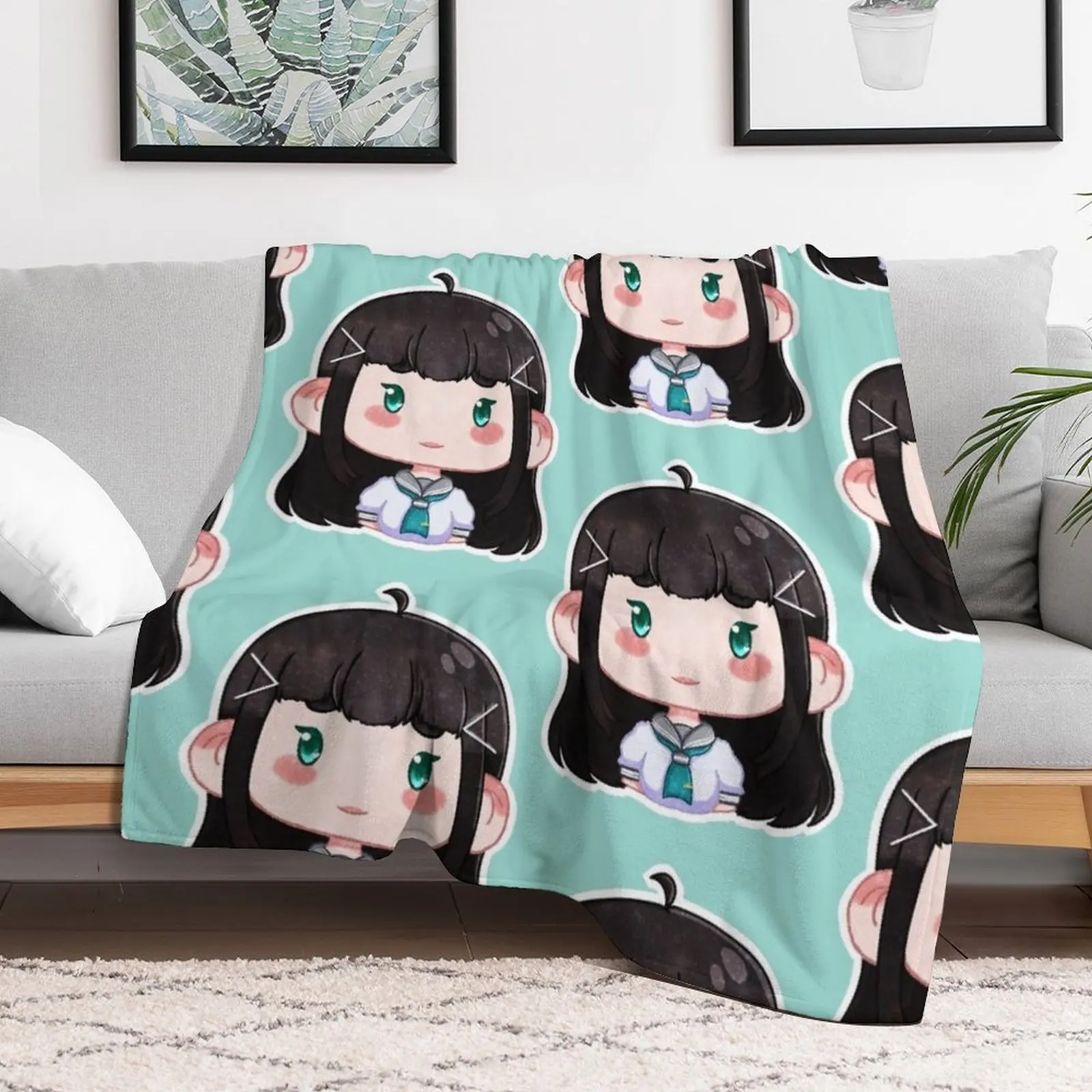 Love Live sunshine!! - Dia Kurosawa Throw Blanket Multi-Purpose Stuffeds funny gift Luxury Blankets