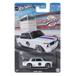 Orijinal sıcak tekerlekler araba Vintage yarış kulübü 1/64 Diecast oyuncaklar Boys için BMW 2002 Metal Model araçlar koleksiyonu doğum günü hediyesi