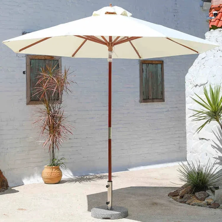 Parasol Umbrella 4m X 4m Waterproof Outdoor Decorative Car Port Beach Garden Chinese Luxury Umbrella for Gym & Hotel Use