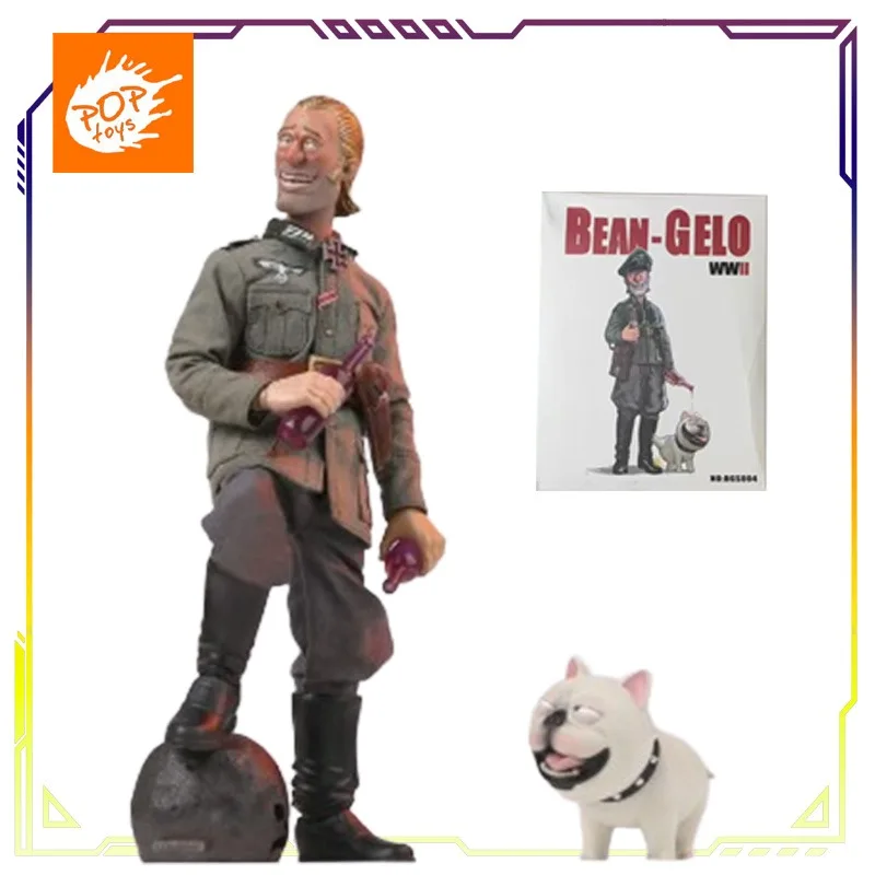 POPTOYS 오리지널 빅 헤드 군인 시리즈 아름다운 서양 숲 Kahn \ 브랜드 애니메이션 액션 피규어 모델 장난감 소년을위한 모델 선물