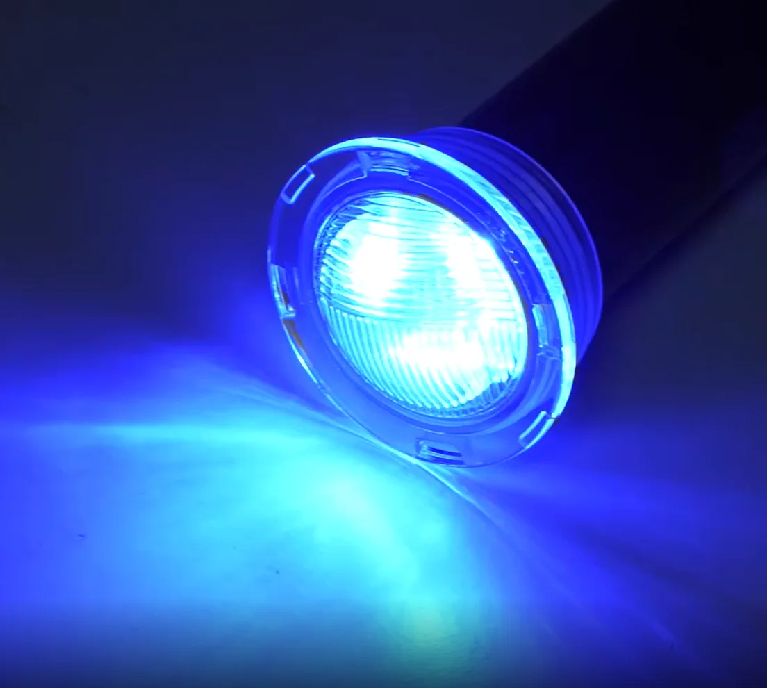 Refined Nicheless 1.5 Inch Replace Pentair Globrite Directly Multi Color Changing RGBW 12W 50FT 100FT LED Swimming Pool Light view 4