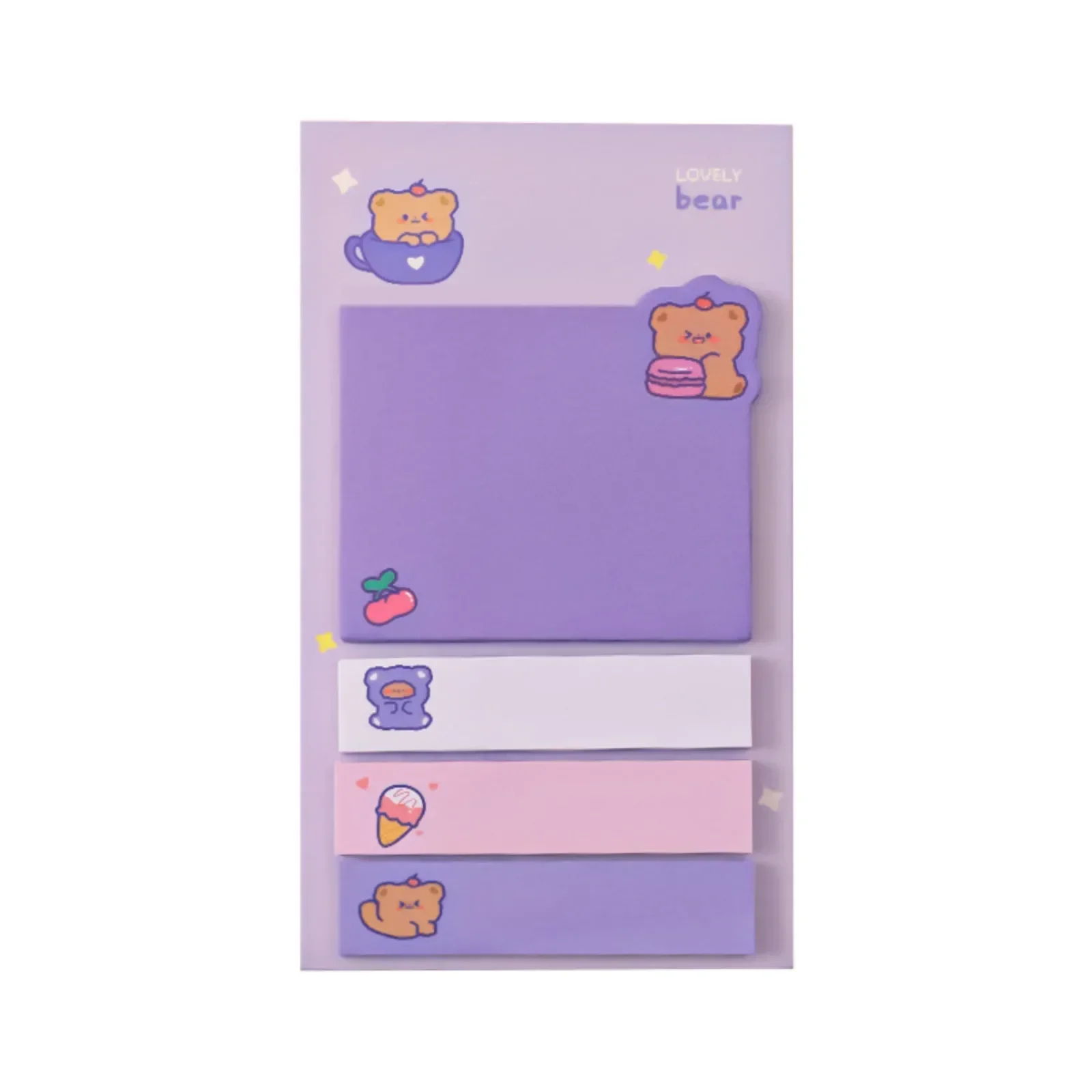 Kawaii Paper Sticky Notes Creative Notepad Memo Pads Office School Stationery Adhesive Stickers Posted It Sticky Note Pads