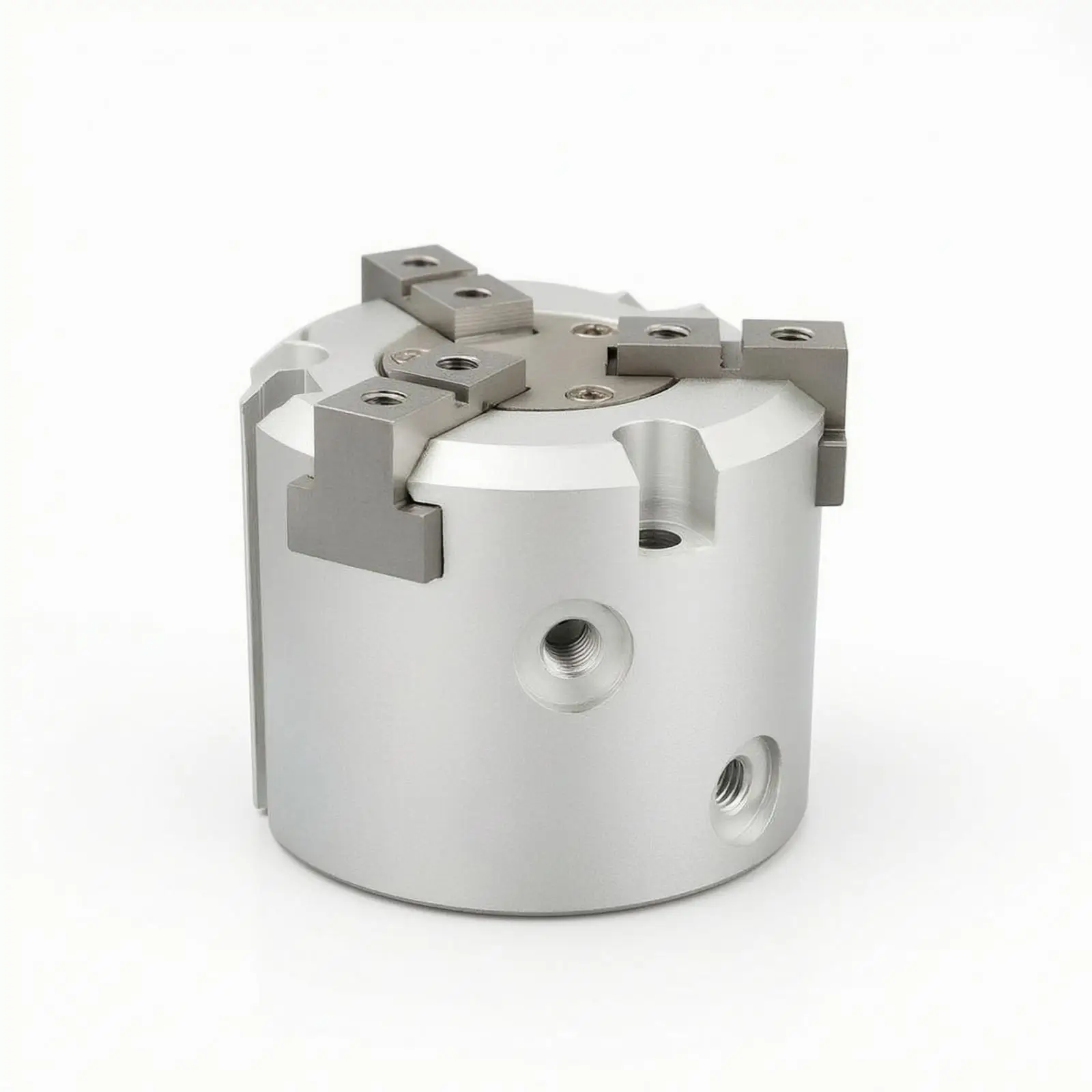 Air Powered Three Jaw Chuck Pneumatic Cylinder MHS3 Series Double Acting Clamping Device for Machining Fixture Workholding