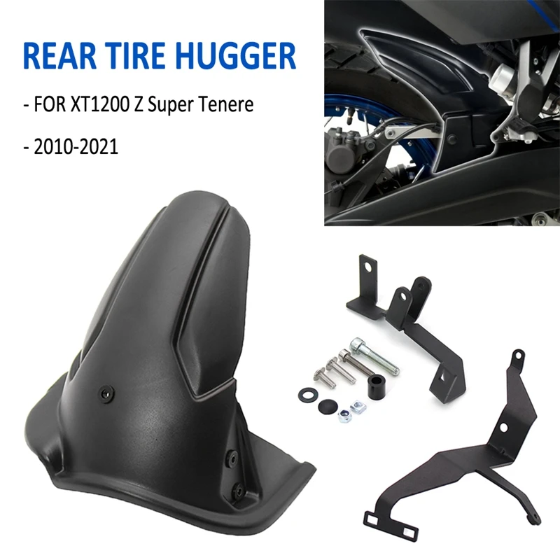 

Motorcycle Rear Fender Guard Rear Tire Hugger Mudguard For-Yamaha XT1200Z Super Tenere 2010-2021