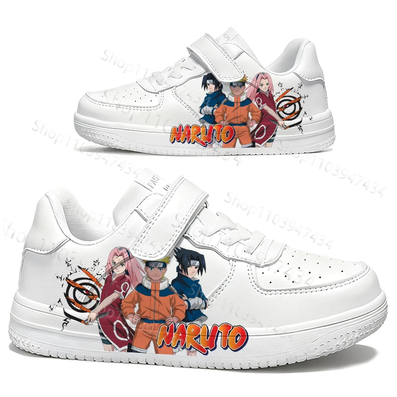 

Naruto Hot Selling Products Youth Student Sneakers Parity White Solid Color Sole Design Boys Girls Breathable Shoes