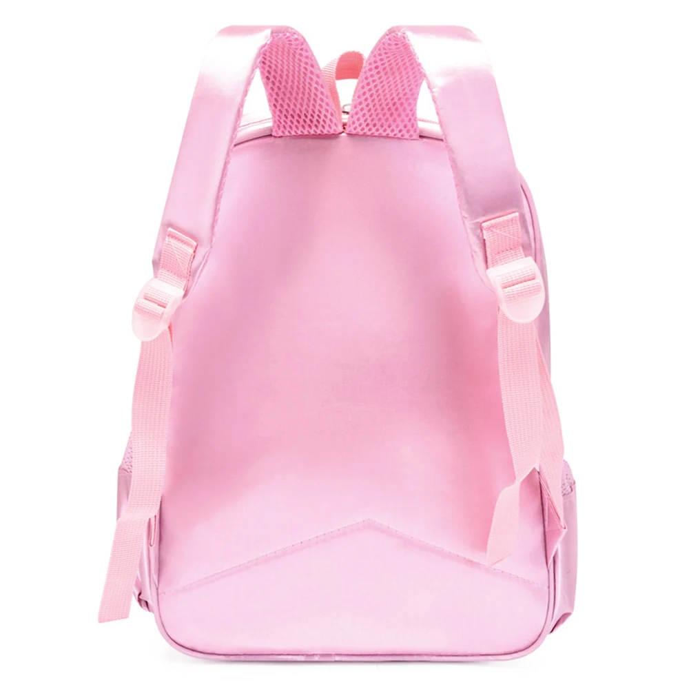 Syzm Roze Kinderen Rugzak Elegante Rugzak Met Kant Decoratie Meisjes Dansen Schouders Bag Ballerina Dans Zak Voor Kinderen