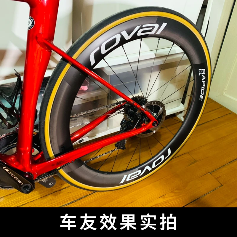 Road Bike RAPIDE CLX Wheel Set Stickers Bike Rim Decals Cycling Waterproof Protection Sticker Bicycle Accessories Decorative