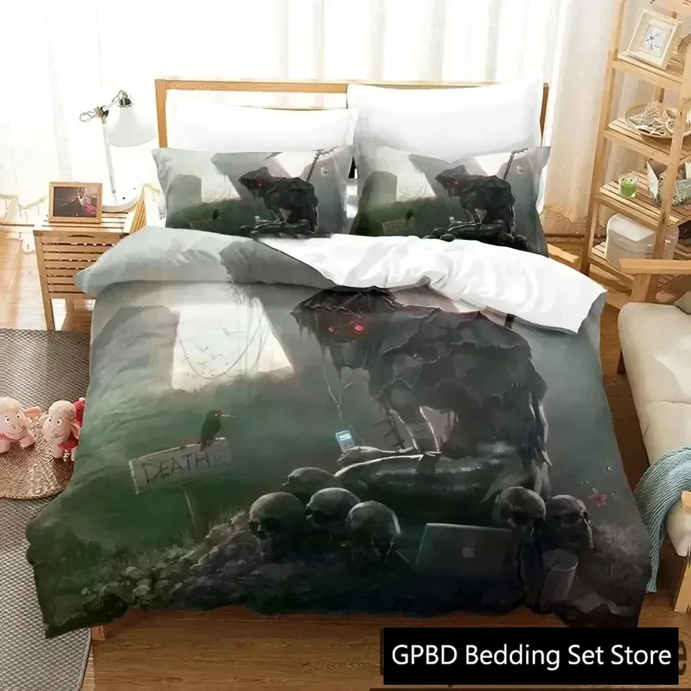 

Luxury New 3D Print Dark Grim Reaper Bedding Set Boys Girls Twin Queen King Size Duvet Cover Bed boys Adult Home Textileextile