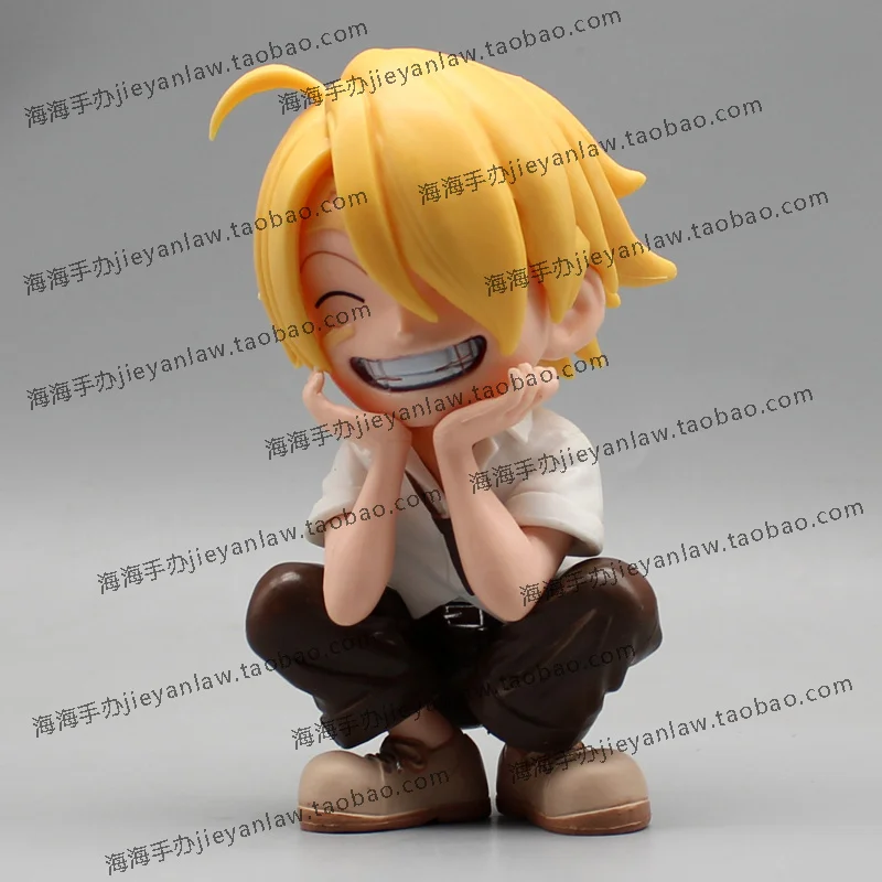 Figurines d'action One Piece, Luffy, Sanji, Roronoa Zoro, Monkey D Luffy, Anime PVC Zoro, modèle de jouet cadeau, menton à trois épées, 12cm