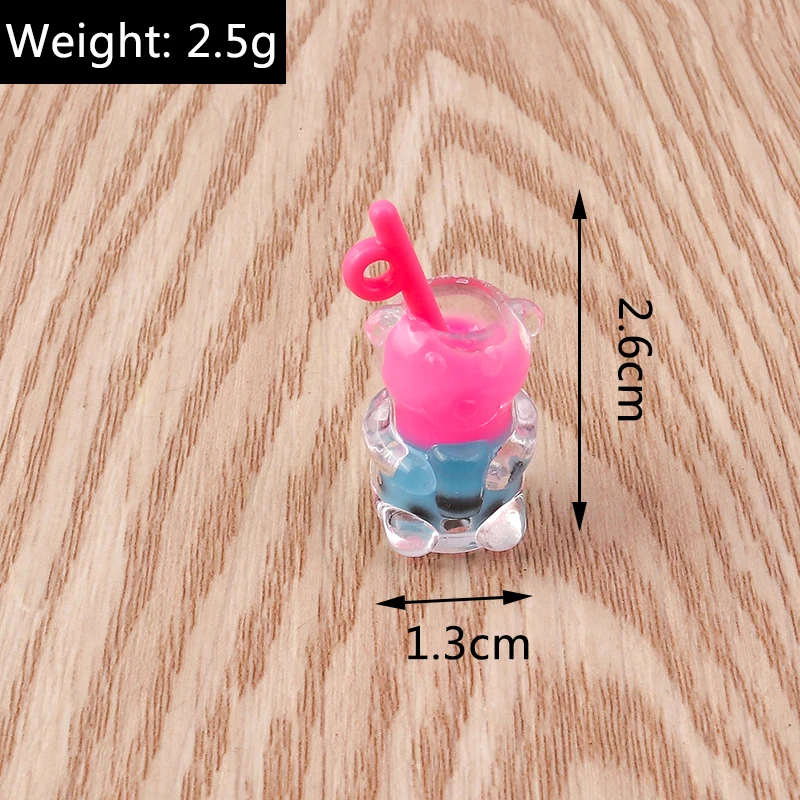Tusember 10 Stück Glas-Wunschflaschen Bubble-Tea-Anhänger für Ohrringe Armbänder DIY Schlüsselanhänger Anhänger Schmuckherstellung Zubehör – Detail 27