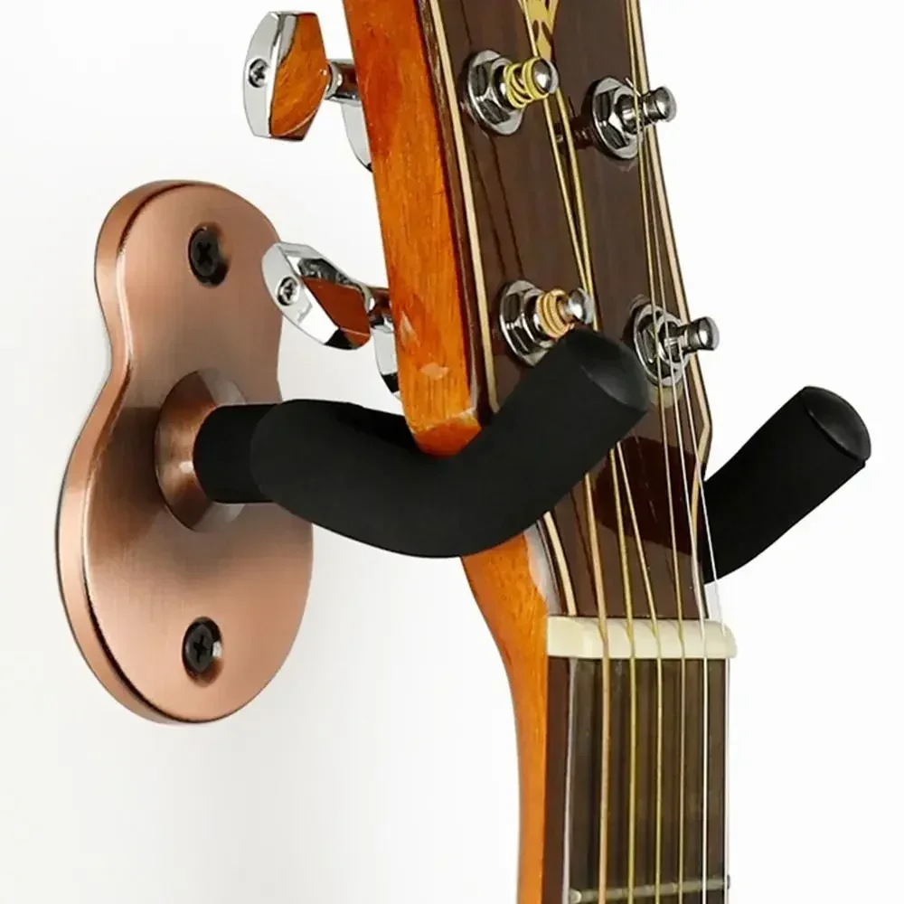 1PC Universal Metal Guitar Hanger Hook Wall Mount Non-Slip Display Rack for Electric Guitar Ukulele