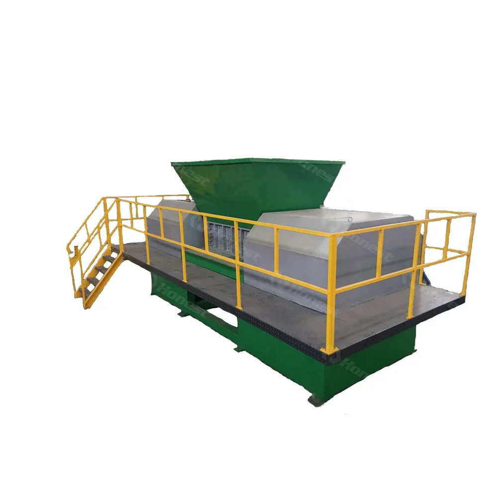 High Efficiency Aluminum Shredding Machines For Recycling Waste Shredder Twain Axis Shredder