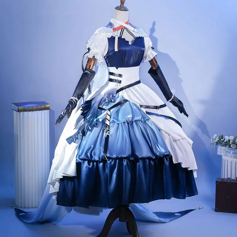 Jogo arknights cosplay astesia traje feminino lindo vestido de festa terno com chapéu manto halloween carnaval uniformes feitos sob encomenda