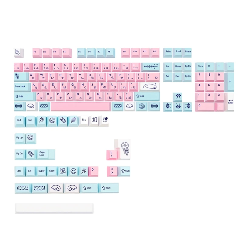 

Sweet Girl 137 for Key Caps Japanese English Acid House PBT Dye Subbed Cherry Dropship