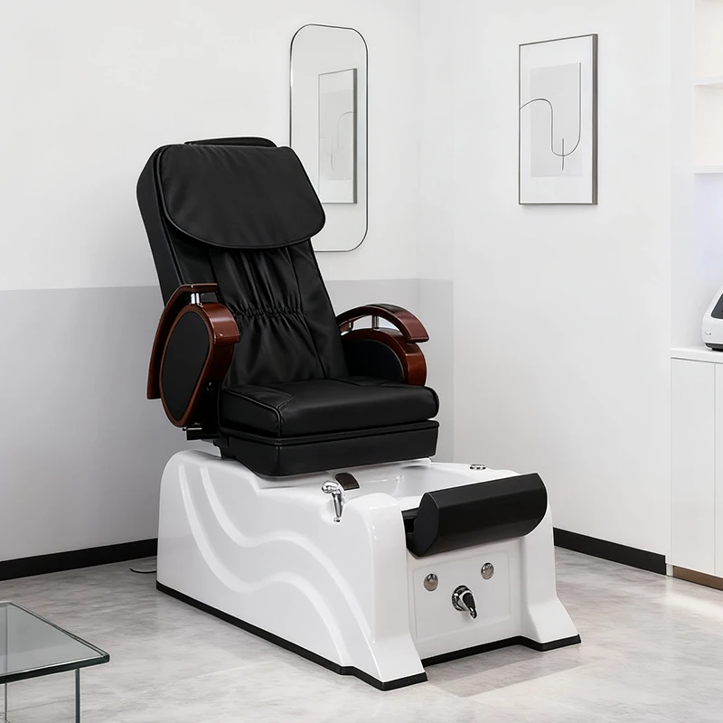 

Профессиональный многофункциональный электрический спа-кресло для ногтей, современный дизайн, металлическое кресло для ванны для ног для маникюра, педикюра, салонов