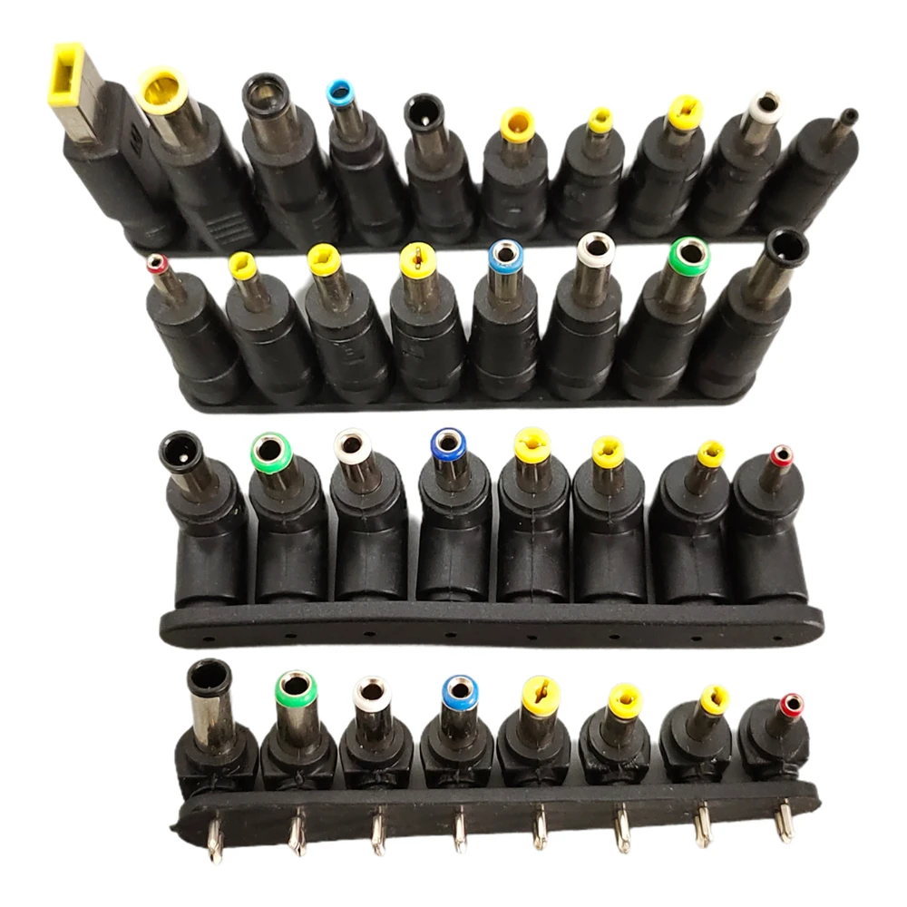Universal DC Power Connector Kit 5.5x2.1mm Male Female Straight / Right Angle Plug Set for Laptop Notebook Power Adapter