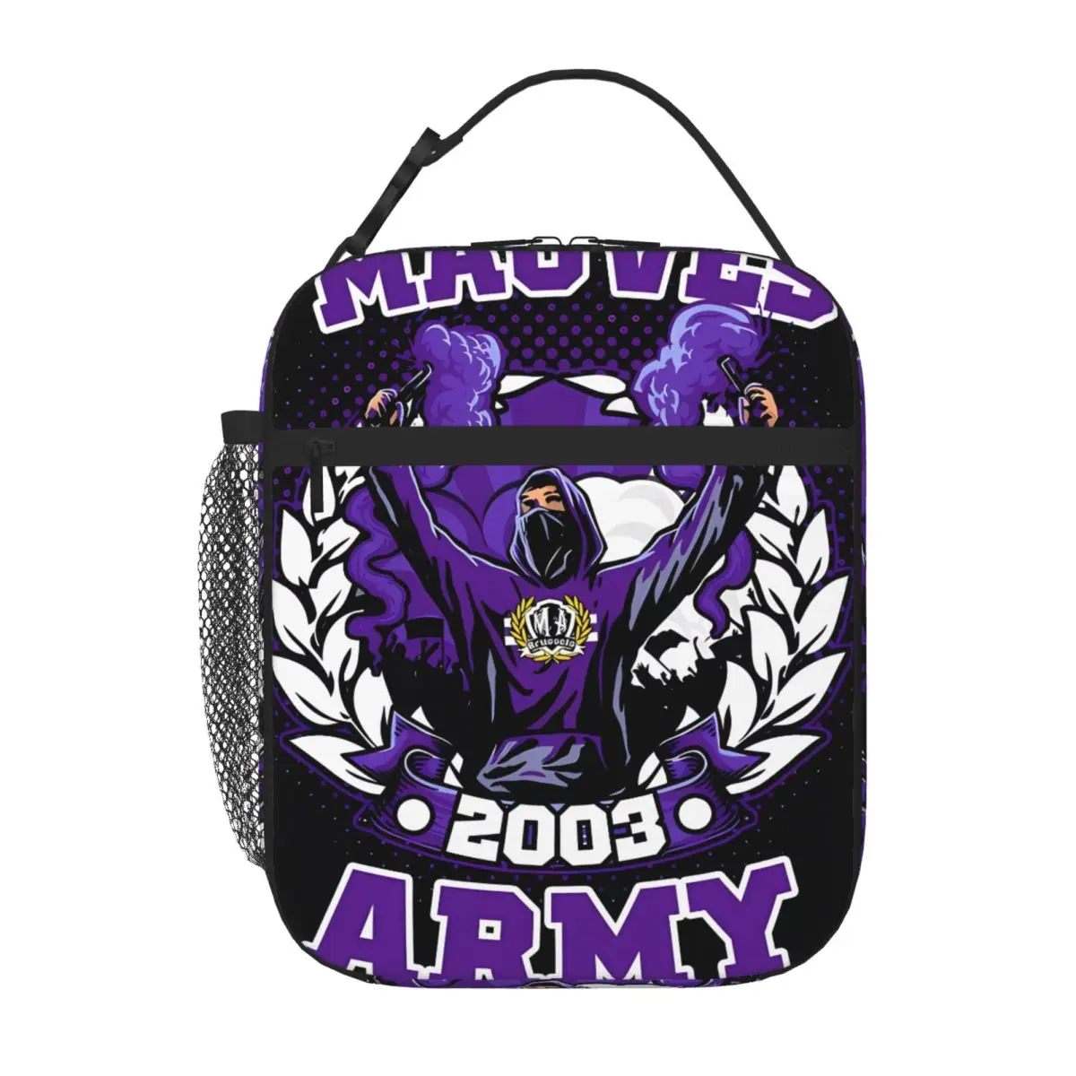 Bestselling Mauves Army 2003 - Ultras RSCA Multifunctional Sports Lunch Bag Hospital Visiting Neoprene Lunch Bag