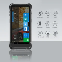 6.5 Inch Windows 11 PDA Handheld 8G+128G Intel N5100 CPU Data Collector IP67 Waterproof Rugged Industrial Tablet
