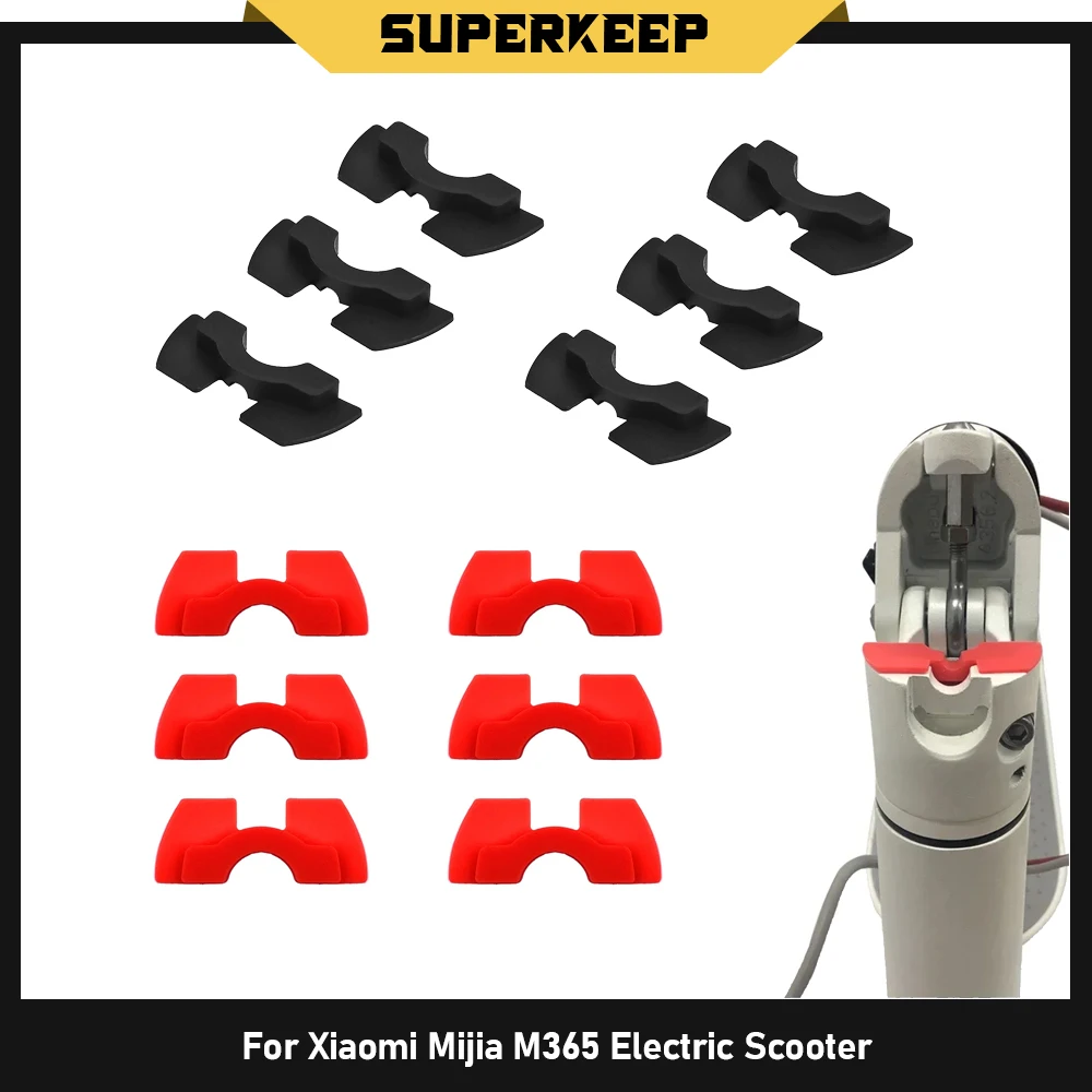 For Xiaomi Mijia M365 Electric Scooter 3pcs 6pcs Front Fork Vibration Shake Avoid Damping Rubber Pad Fold Cushion Accessories