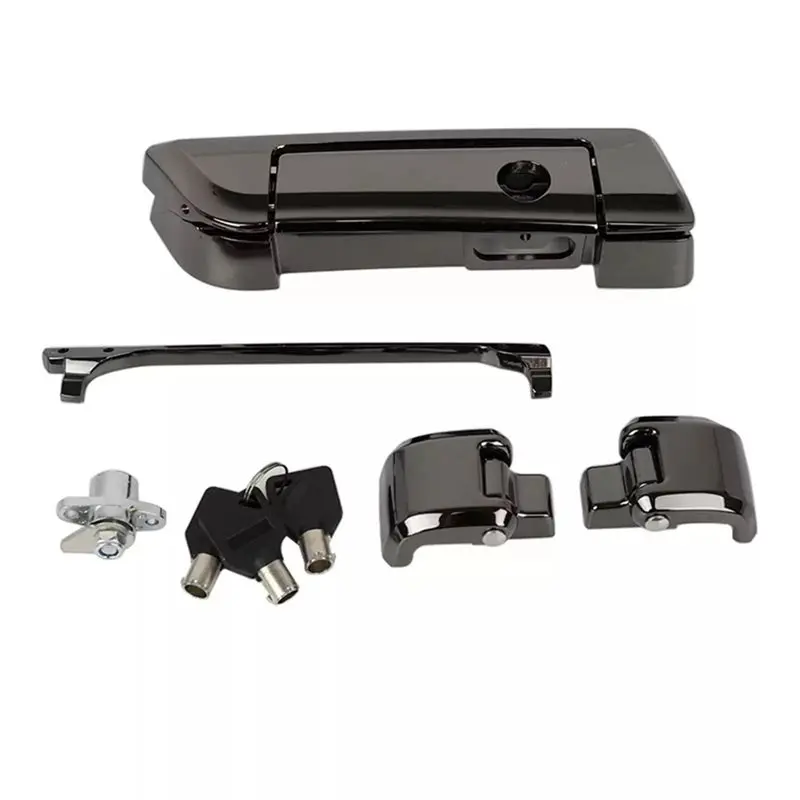 Lock Key Set Motorcycle Parts For Touring Road King Street Glide 14-25 Tour Pack Trunk Latch Hinges