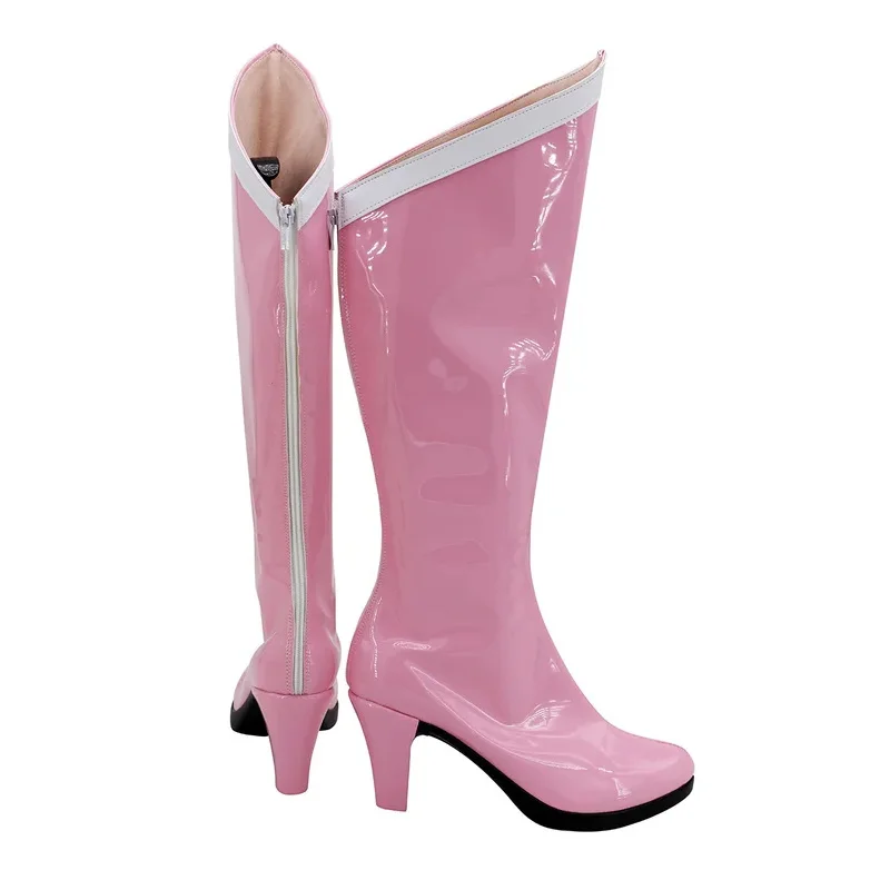 SS23Sailor Chibi Sailor Moon Chibiusa Tsukino botas de Cosplay zapatos rosas hechos a medida en cualquier tamaño para Unisex