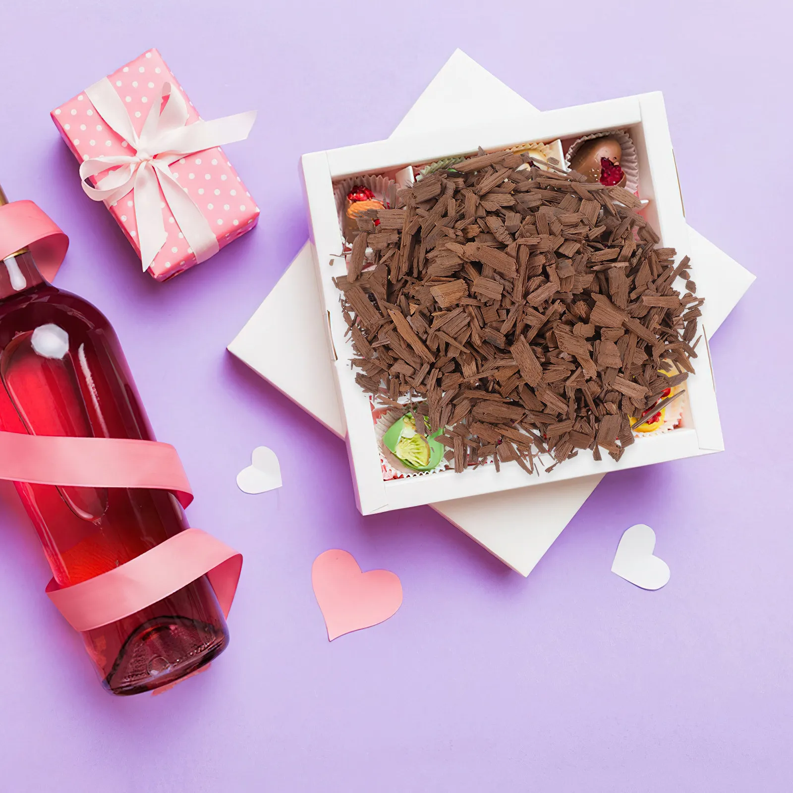 100G de Virutas de Madera para la Elaboración de Vino Casero, Añaden Notas Ricas, Mejoran el Acabado, Kit de Elaboración Casera, Barbacoa, Carne