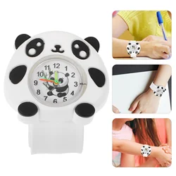 Orologio per bambini Cartone animato Animale Studente Scuola materna Modello panda elettronico per orologi Ragazza Bambini Cinturino da polso in plastica Bambino