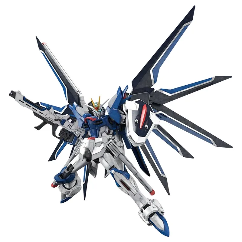 Bandai oryginalna IMMORTAL JUSTICE GUNDAM RISING FERRDOM GUNDAM HG Anime figurka montaż zabawki modele ozdoby prezent dla dzieci