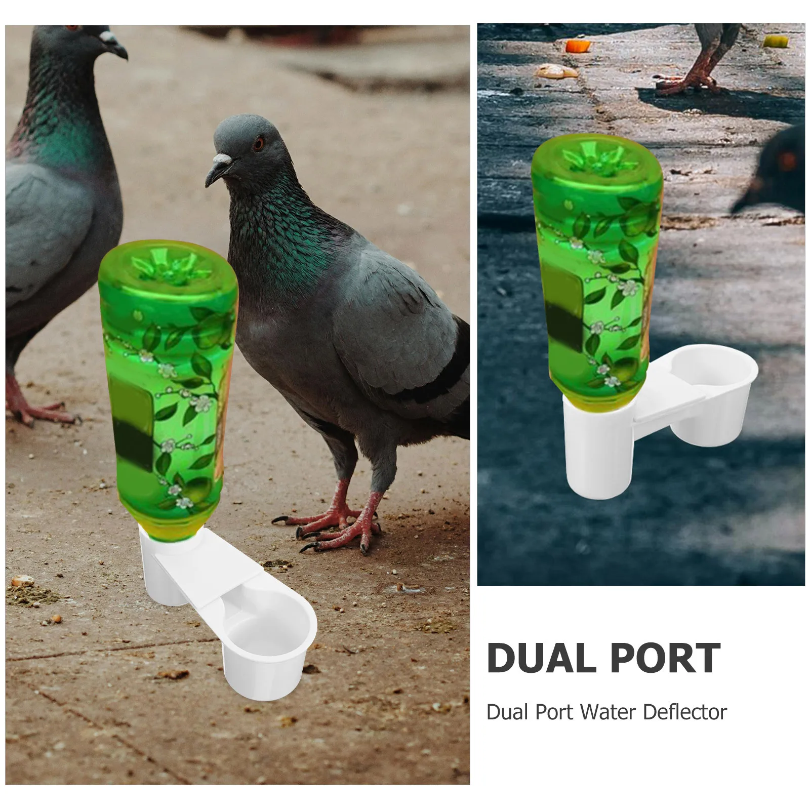 

5Pcs Birdcage Automatic Water Feeder Plastic Parrot Food Bowl Clip Food Container for Livestock Durable Bird Cage Feeder
