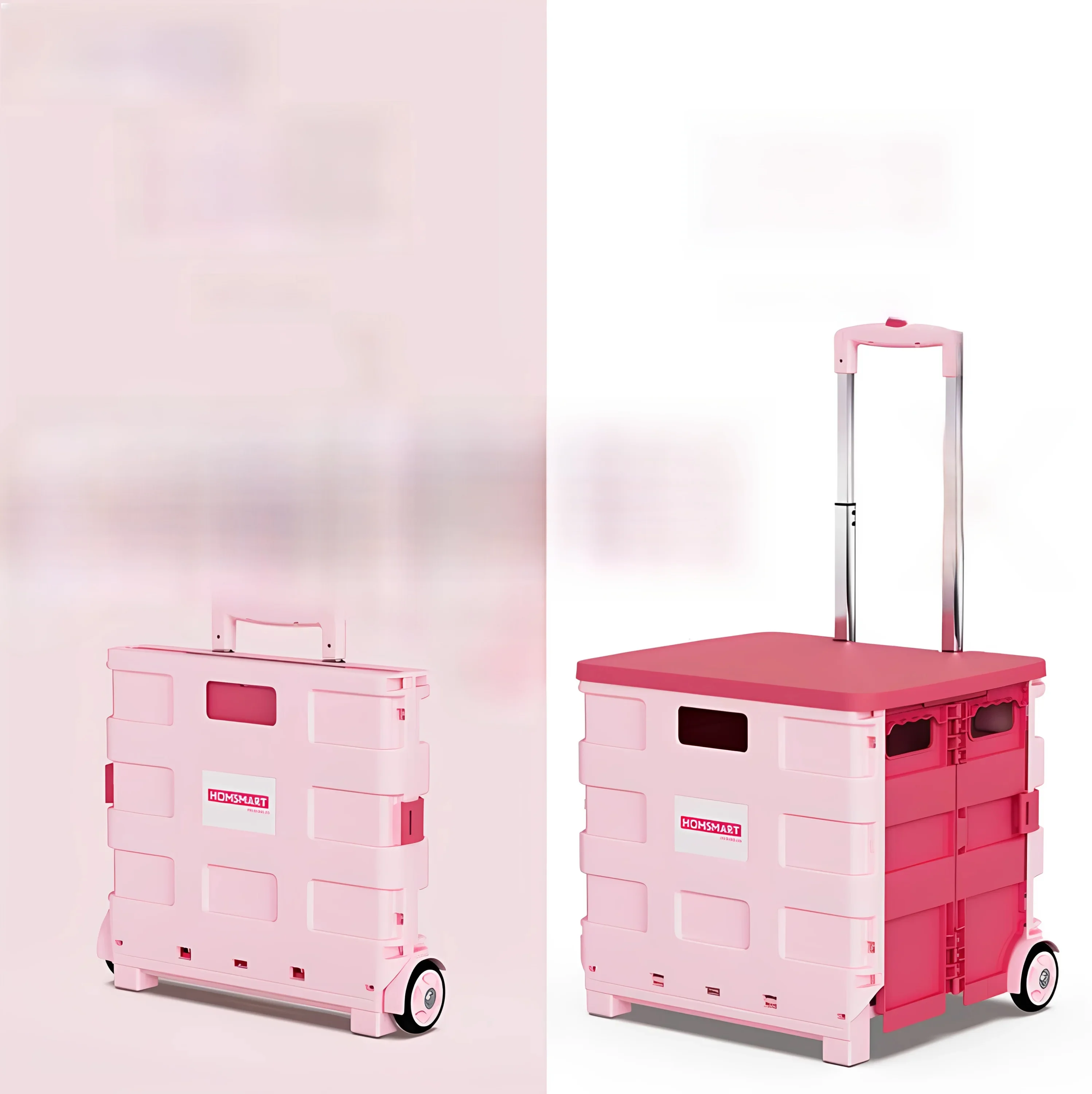 foldable-shopping-cart-vegetable-buying-hand-pulled-cart-camping-portable-storage-basket-home-use-hand-truck-stall