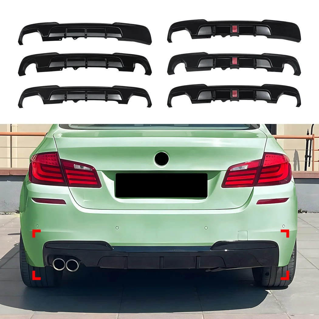 

Car Rear Bumper Diffuser Lip For BMW 5 Series F10 F11 2011-2017 M Sport Spoiler Splitter Guard Cover Body Kits Tuning Auto Parts