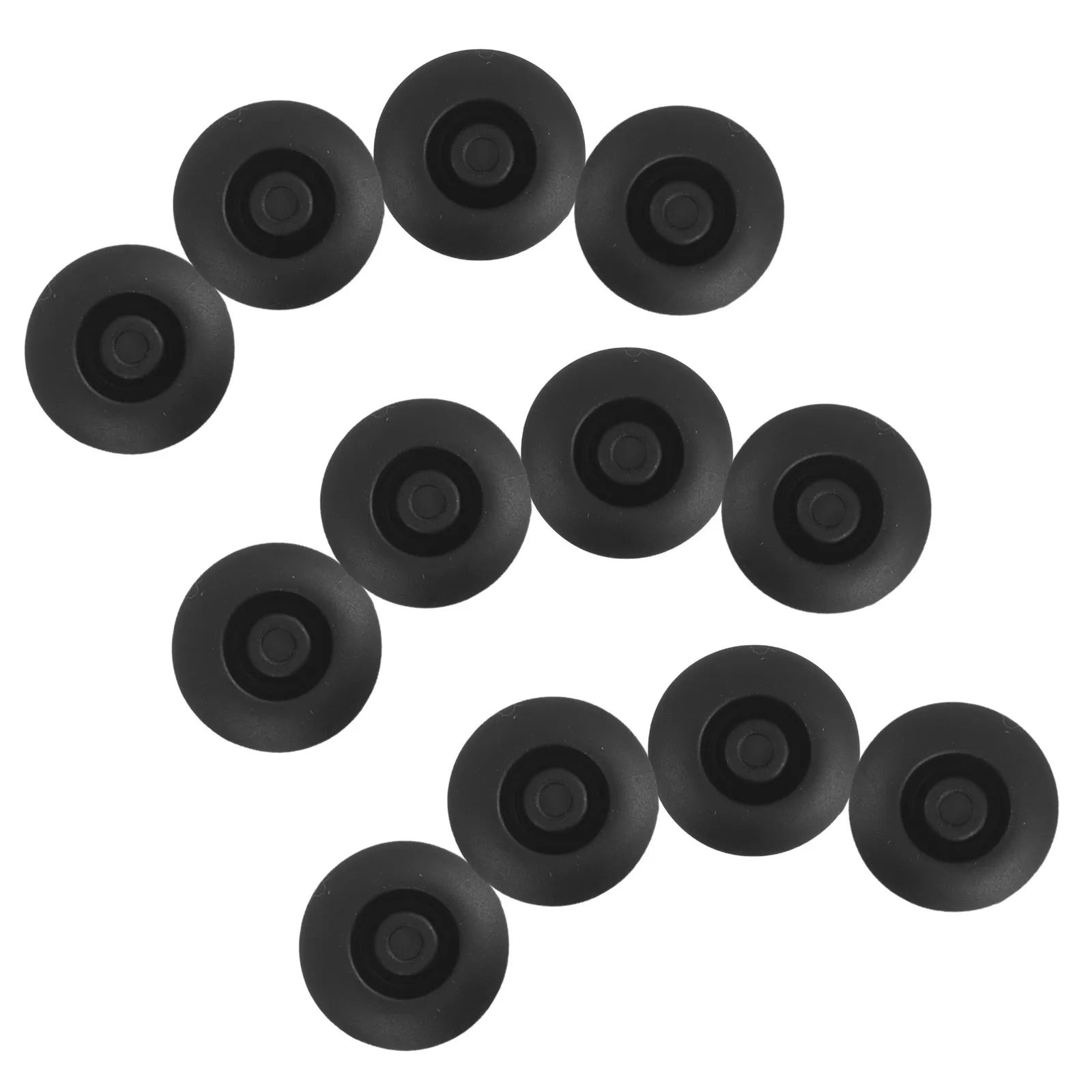 24Pcs Rubber Hole Plug Cover Black Universal Car Doors Hole Plugs Waterproof Expansion Plug for Side Skirts Trailer Cap